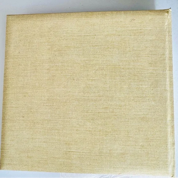 NEW VINTAGE HALLMARK 90s Y2K Beige Stripe Picture Album Photo Coffee Table Book - Picture 6 of 10